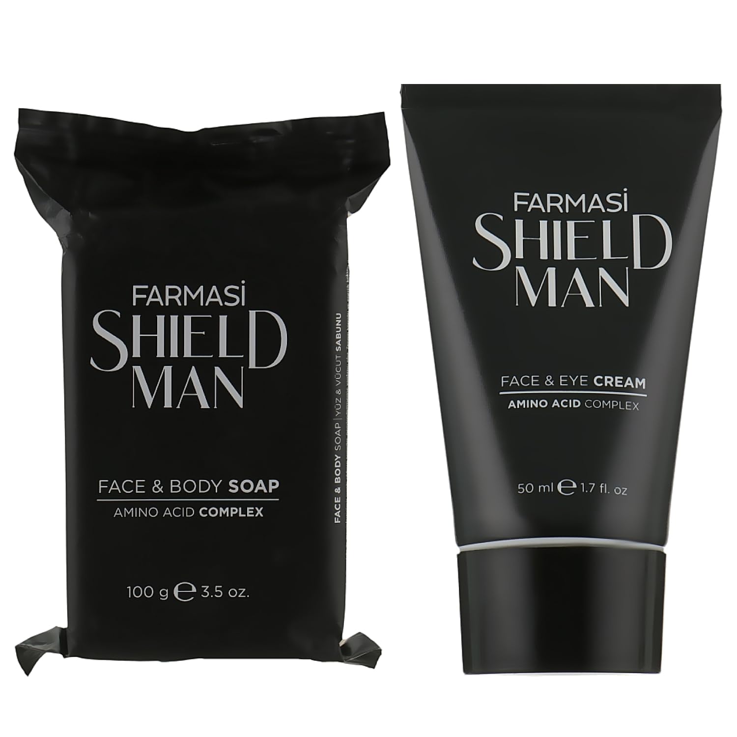 Farmasi Shield Man set: Face & Body Soap and Face & Eye Cream