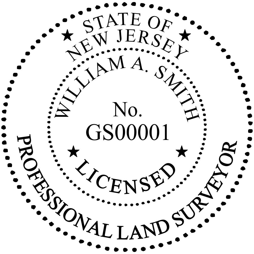 New Jersey Surveyor Embosser
