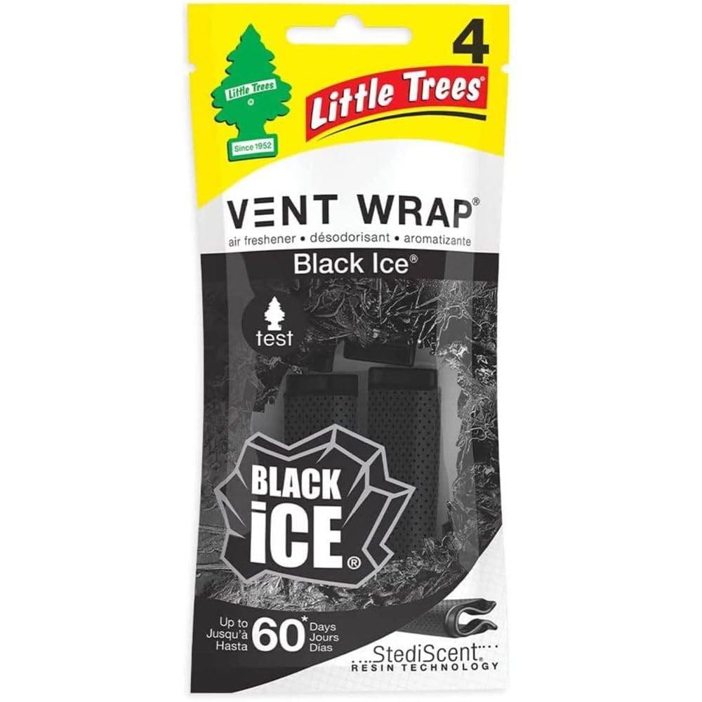 Little tree Fba_Ctk5223124 Vent Wrap Black Ice, H18 X W2 X D7.5 Cm