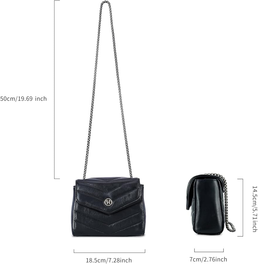 VICTORIA HYDE Crossbody Bags for Women, Small Black Purse