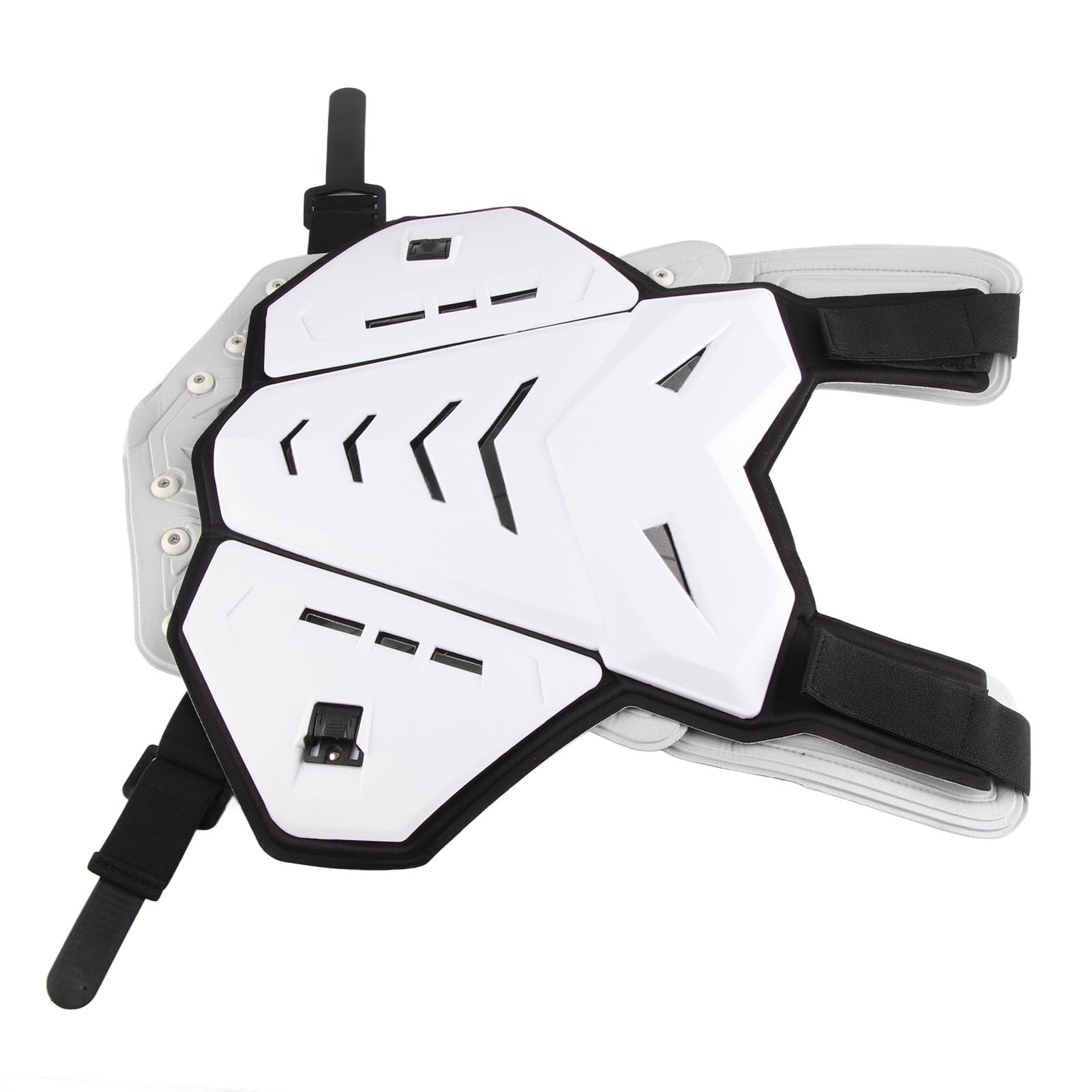 Chaleco de Motocicleta Armadura Resistente a los Golpes Diseño Libremente Ajustable para Ciclistas Adultos Material de Espuma Suave 47x40cm