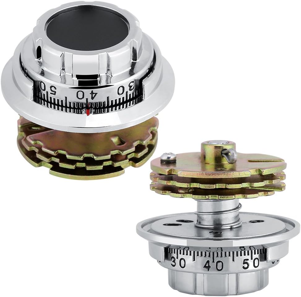 Metal Combination Digit Locks, Disc Coded Mechanical Dial Lock Security Padlock for Case Cabinet Box