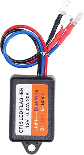 Miniatura 5 de Relé estroboscópico LED, controlador estroboscópico de flash, buena capacidad de conducción de corriente 12V, potente impermeable, bajo voltaje de