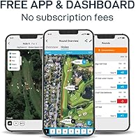 Vista 7 de Shot Scope V5 Reloj GPS, seguimiento de disparos, 36k+ cursos precargados, mapas de curso completo, sin suscripción (negro)