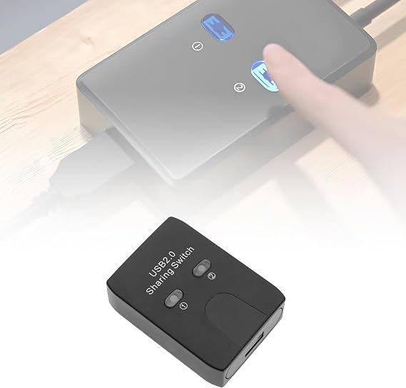 Common USB 2.0 Printer USB 2.0 Peripheral Switching Adapter Box 2 Devices Share 1 Printer Scanner USB Device Hub Common Switch