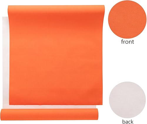 Miniatura 345 de Wooqu Paño de libro, superficie de tela y respaldo de papel, fácil de usar, fuerte, 17 x 29 pulgadas, para encuadernación de libros, marfil