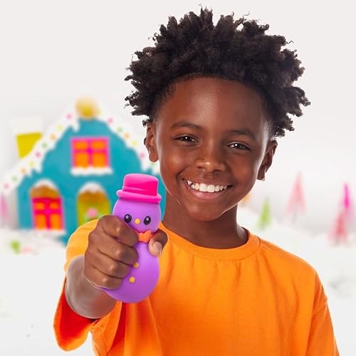 Miniatura 5 de Schylling NeeDoh Squishmas Groovy Glowman - Juguete para ansiedad de Navidad  Crujido satisfactorio como la nieve en varios colores  Edades 3 a