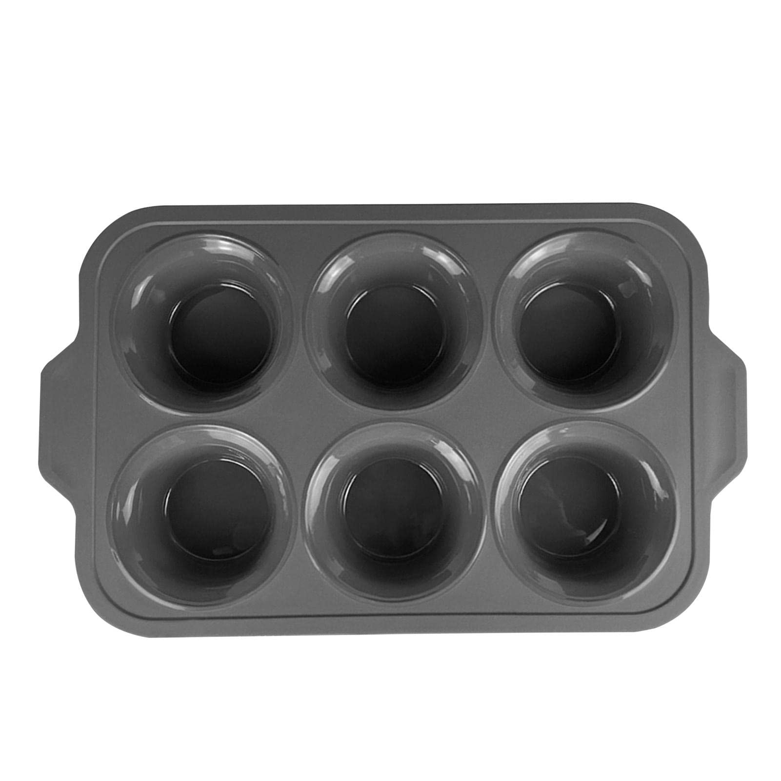 Juego de 6 moldes para tartas de silicona | Mini moldes para magdalenas de silicona antiadherente, moldes de silicona para hornear, para horno, nevera, congelador | magdalenas de silicona antiadherente, moldes de silicona para hornear, para horno, , conge