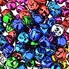 100pcs Jingle Bells, Marrywindix 1 Inch Craft Bells Bulk DIY Bells for Christmas, Party, Festival Decoration and Home Decoration #2