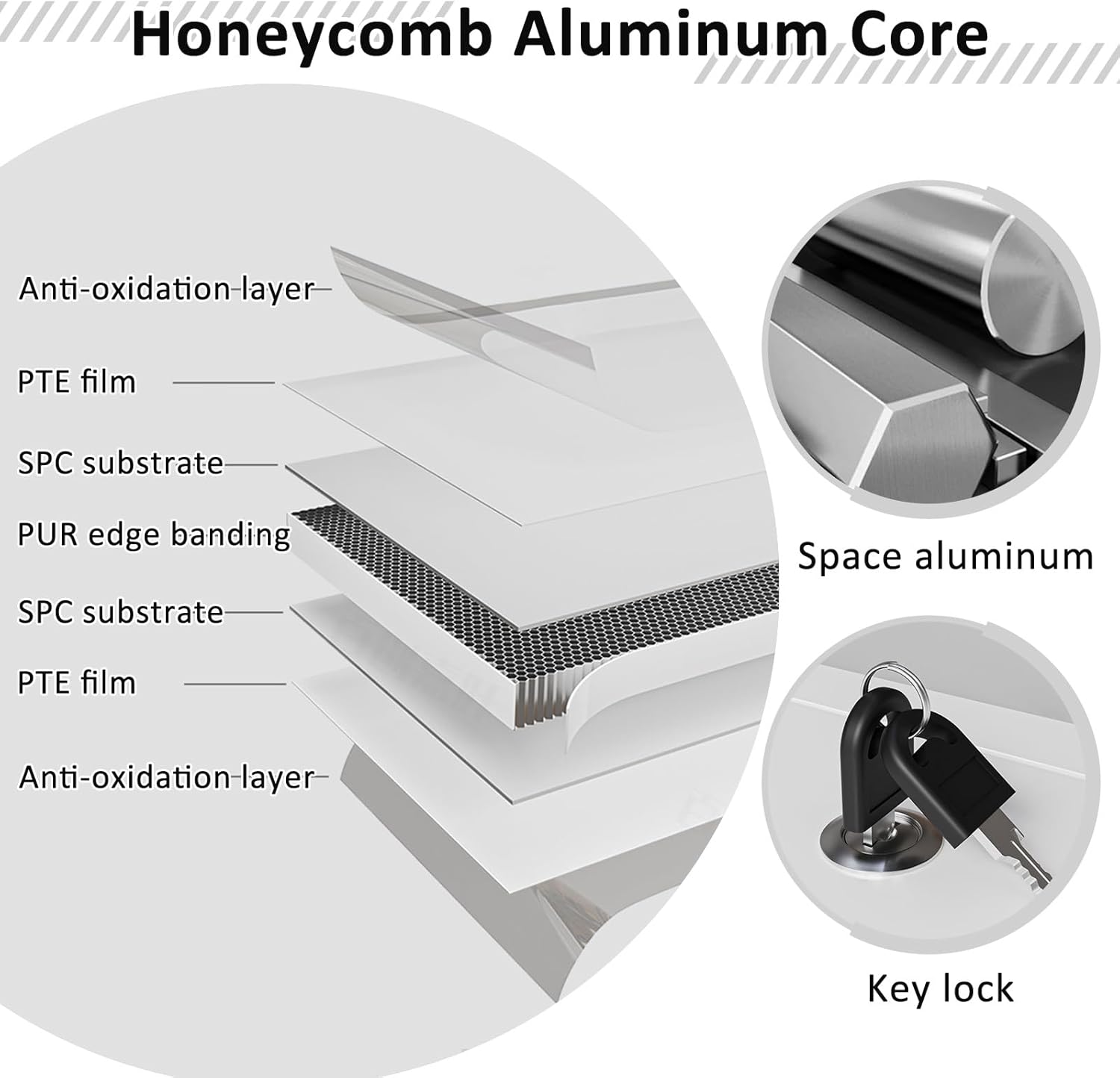 Large Access Panel Recessed Inspection Door Hidden Access Panel Door with Lock for Drywall Plumbing Electrical(Dark Gray,24x36in/60x90cm)