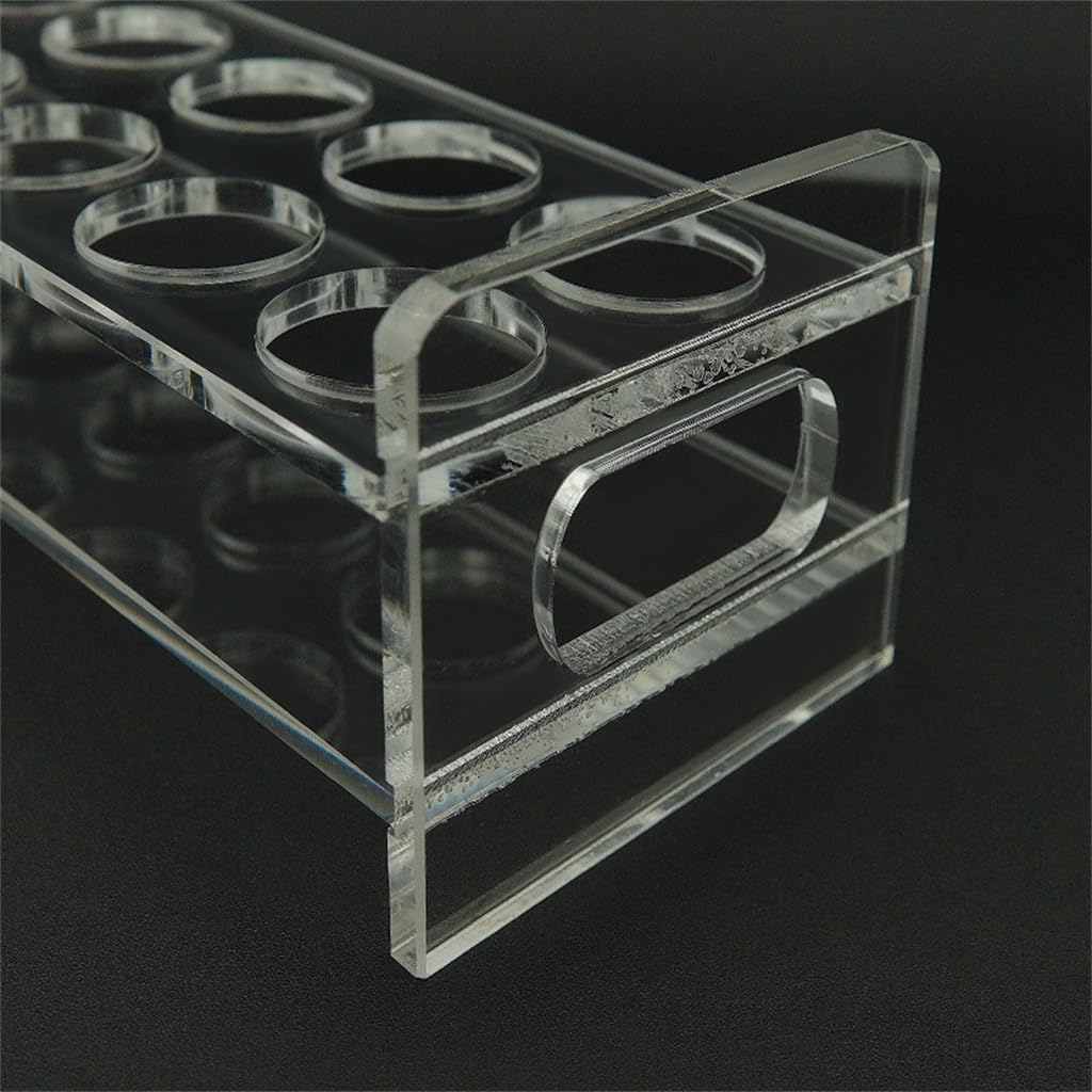 Acrylic 12 Grid Cup Holder Baijiu Strong Wine Dispenser | 24.5*8.5*7.5*3cm