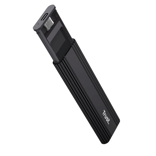Trust Carcasa SSD M.2 NVMe USB-C 10Gbps, Caja Disco Duro Externo SSD 4TB, Compatible con 2230 2242 2260 2280 FAT32/NTFS/EXT4/exFAT/APFS, Enclosure Funda Adaptador Portatil M / M & B Key - imagen 12