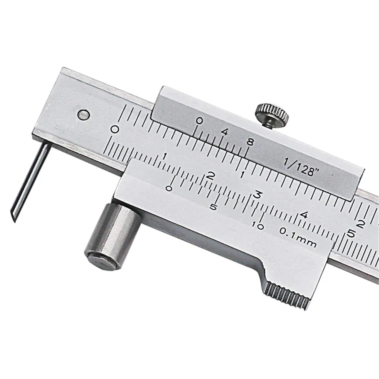 Calibrador de marcado de 0-200mm con aguja de carburo, calibrador Vernier paralelo de acero inoxidable, regla de marcado, herramienta de medición