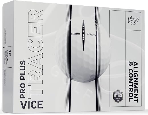 Vice Tracer Golf Balls - High Visibility & Distance