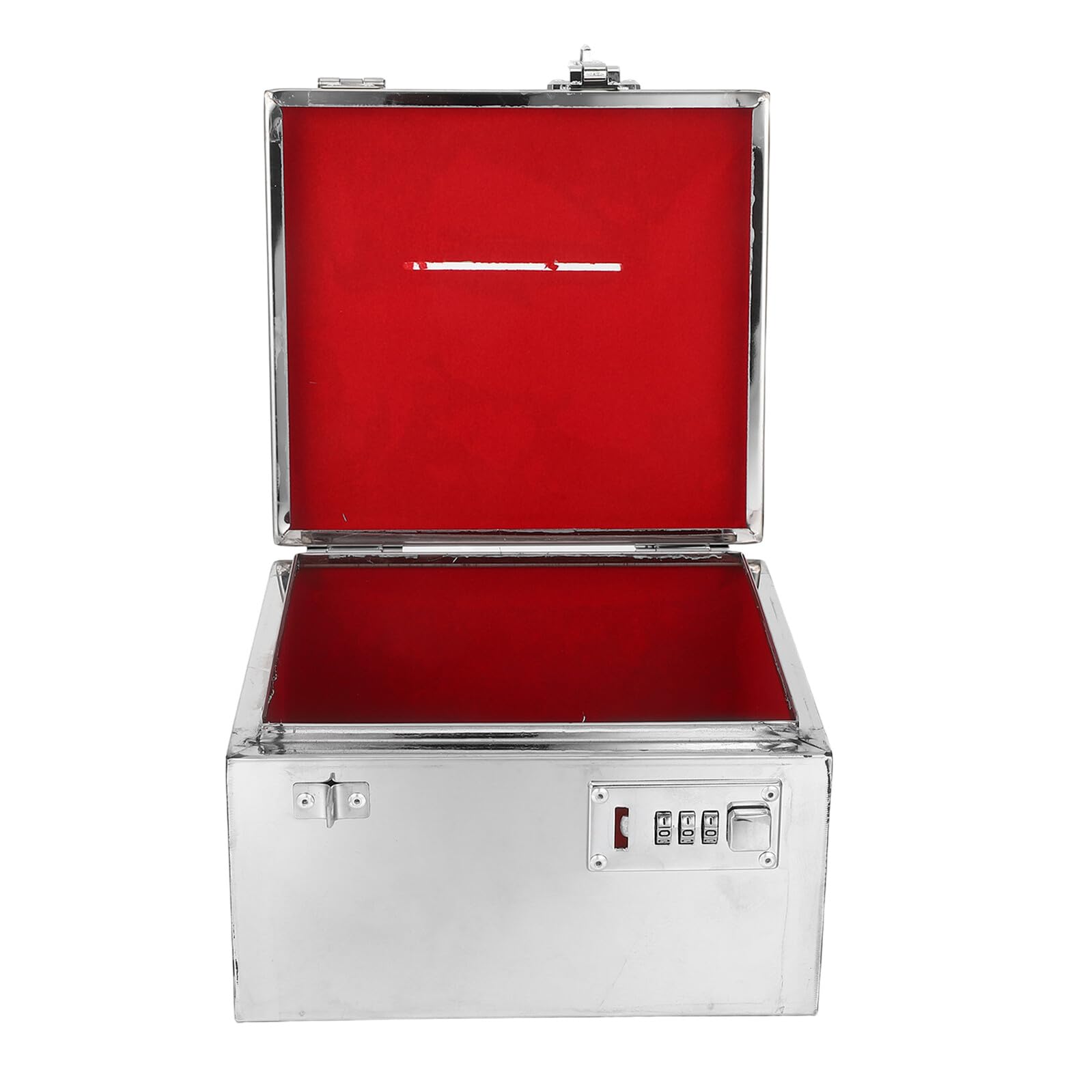Beaupretty Boîte D'épargne Incassable en Acier Inoxydable avec Grosse Capacité et Protection Renforcée, Tirelire Moderne pour Adultes, pour Bureau et Chambre