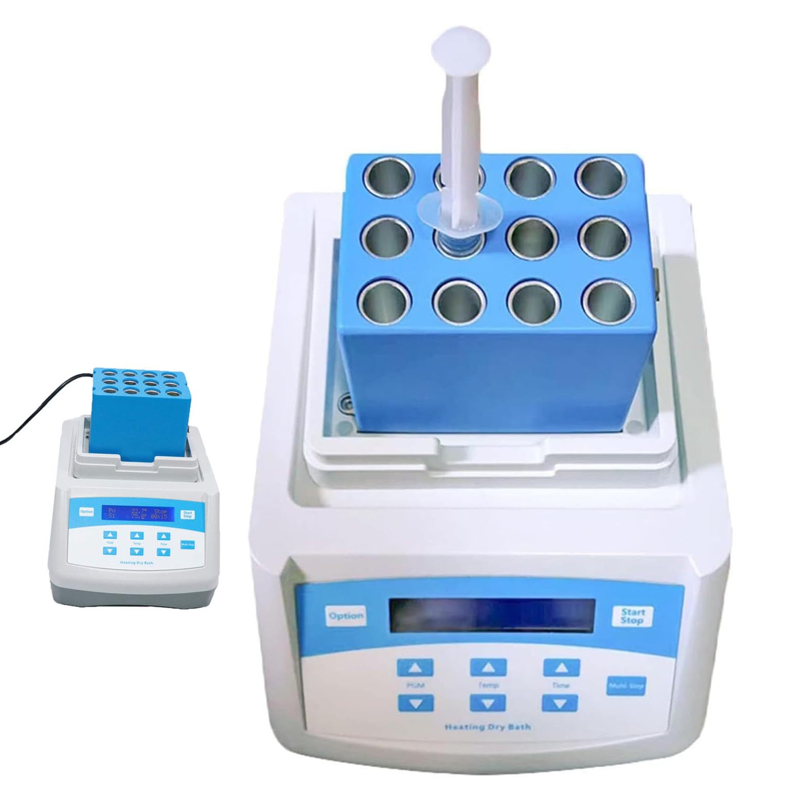 LjlXanthiper Plasma Bio-Filler Gel Making Instrument with Digital Display,Gel Heating Machine,12 X 5ml,12 X 10ml PRP PPP Gel Maker Heater,For Sample Storage and Reaction,PRP Gel Preparation 12 * 10ML