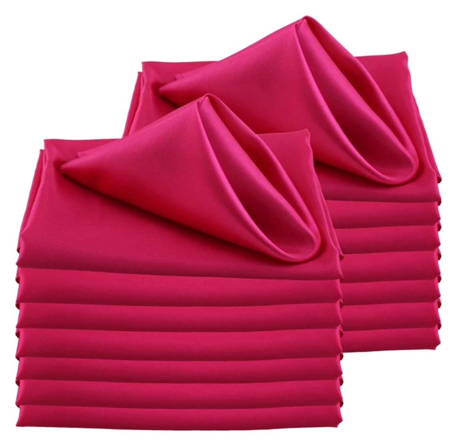 Cotton Table Napkins, Table Napkins 50pc 30x30cm Square Satin Multicolor(Color5)