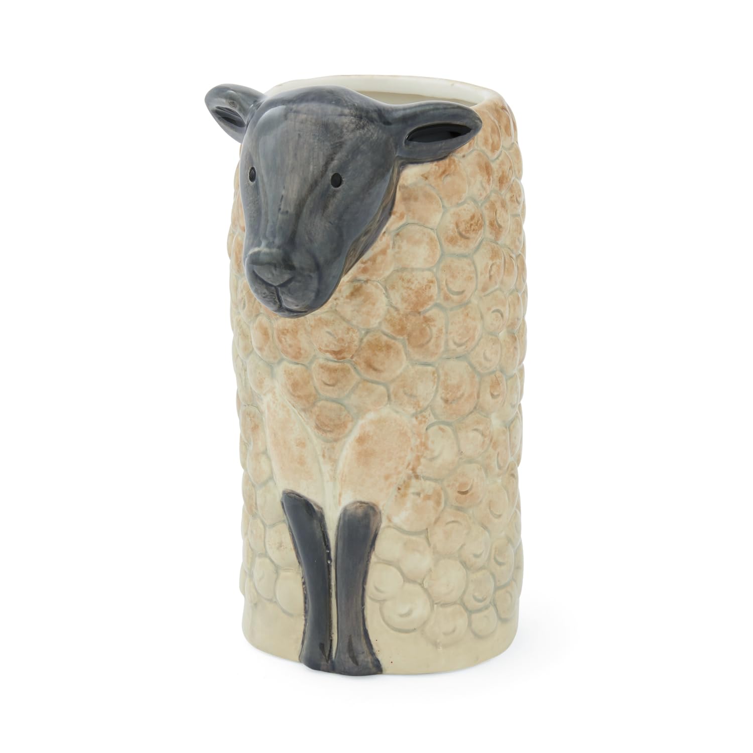 Cooksmart Highland Sheep Stoneware Utensil Pot