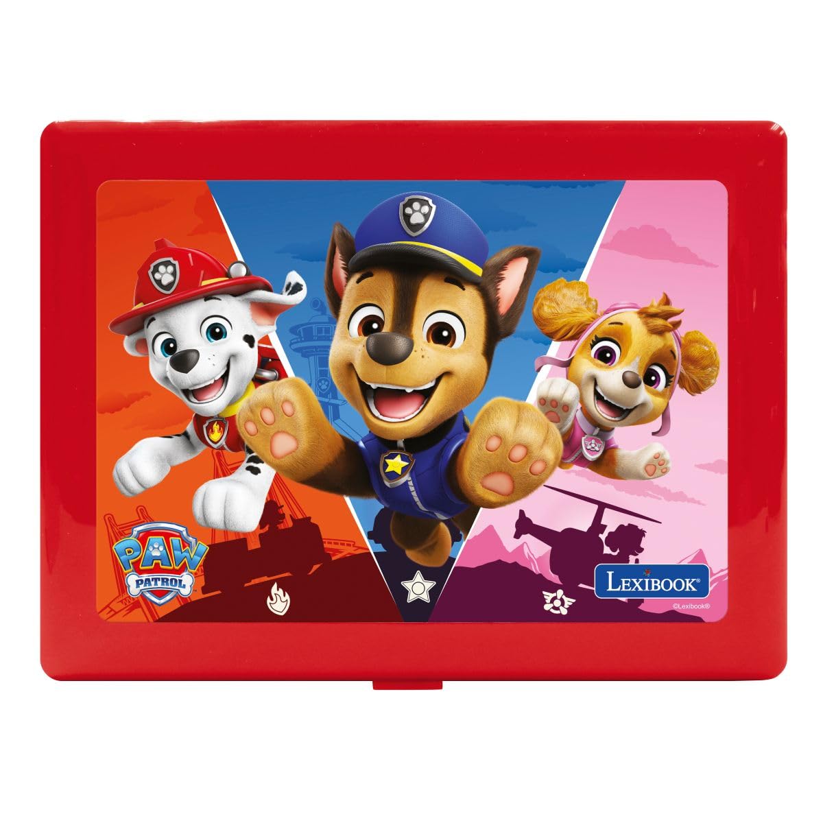 Lexibook, Paw Patrol, Laptop Educativo Bilingue, Inglese e Italiano, 164 Attività, Matematica, Giochi di Logica, Modalità Musicale, Grande Schermo LCD, Rosso/Blu, JC601PAi5LXB