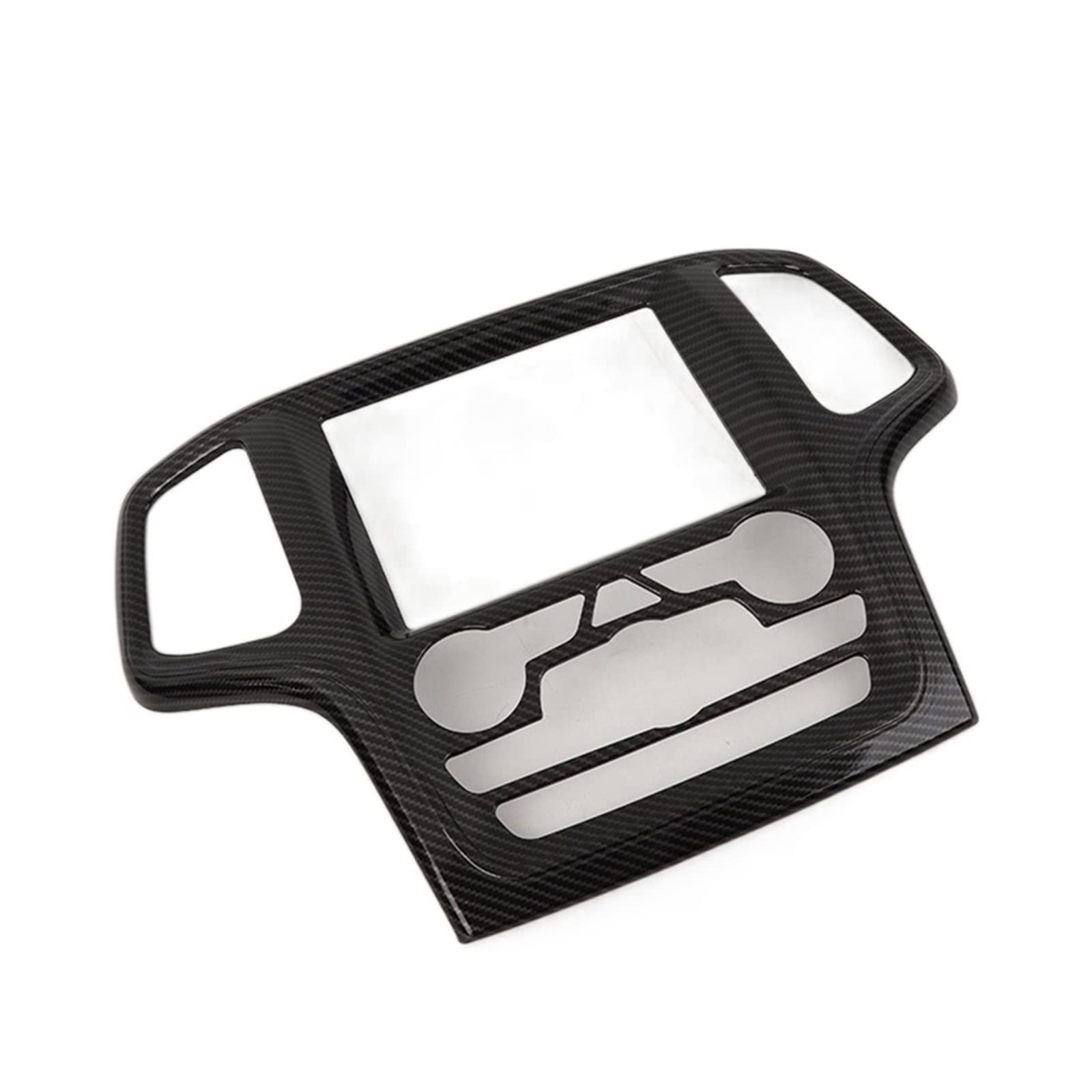 1 sztuk styl sportowy nawigacja samochodowa gps osłona panelu tapicerka pasuje do Jeep Grand Cherokee 2014-2018 Auto akcesoria do wykończenia straż zestawy naklejek
