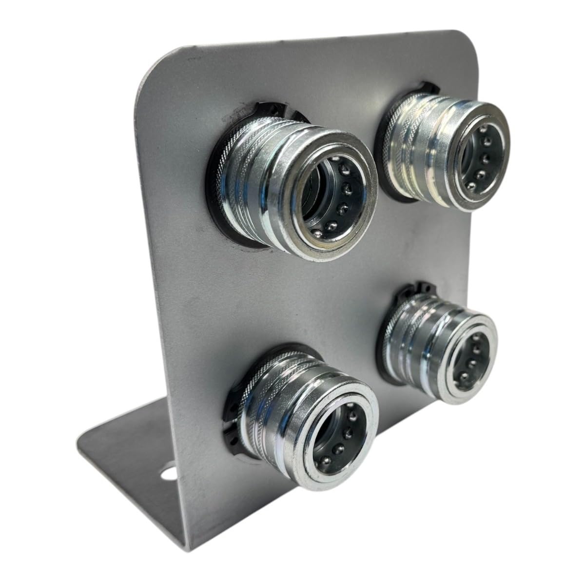 Supporto piastra di fissaggio completa di 4 innesti rapidi Push Pull