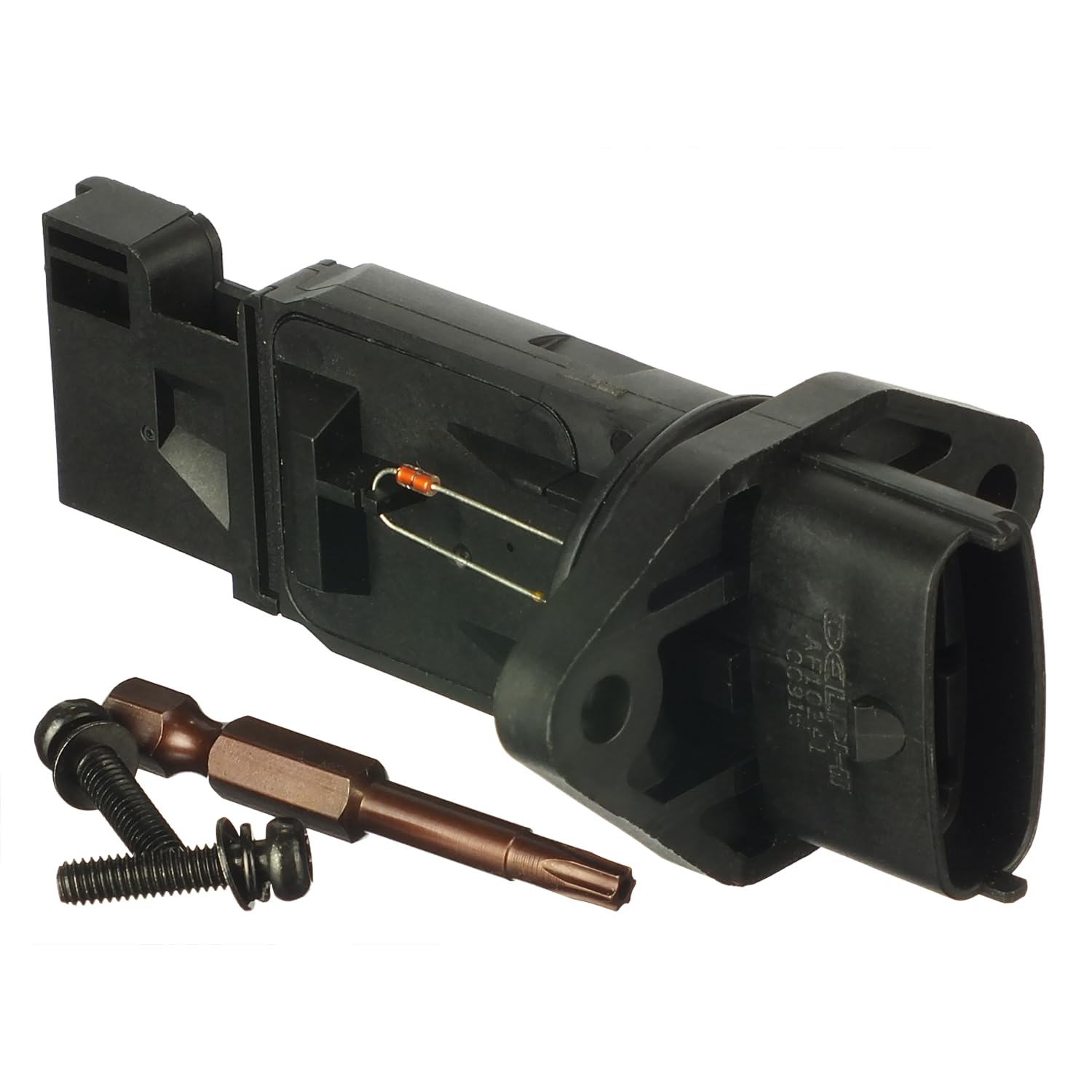 DELPHI AF10241-12B1 Luftmassenmesser/Luftmengenmesser LMM 12V 5-Polig Kompatibel mit OPEL Corsa C Schrägheck X01 1380084E50 AF10241 24420614