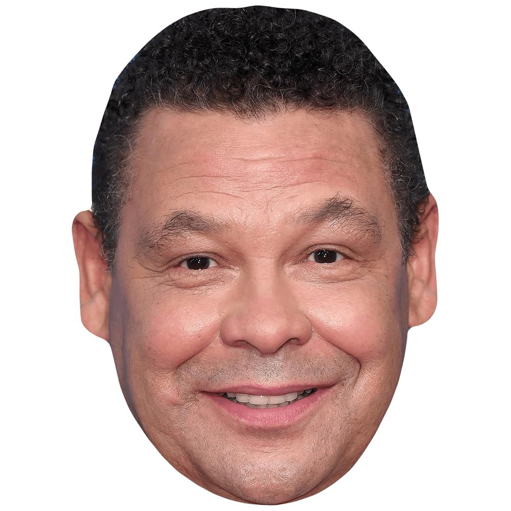Celebrity Cutouts Lifelike Craig Charles (Smile) Celebrity Mask, Flat Card Face, Fancy Dress Mask