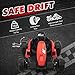 TOBBI 24V Go Kart Electric Drift Kart for Kids 4-16 Year, Ride on Car, 8 MPH Battery Powered Crazy Cart for Kids, Electric Ride On Car with Protective Suit, Safety Belt, Music, Horn, LED Light, USB