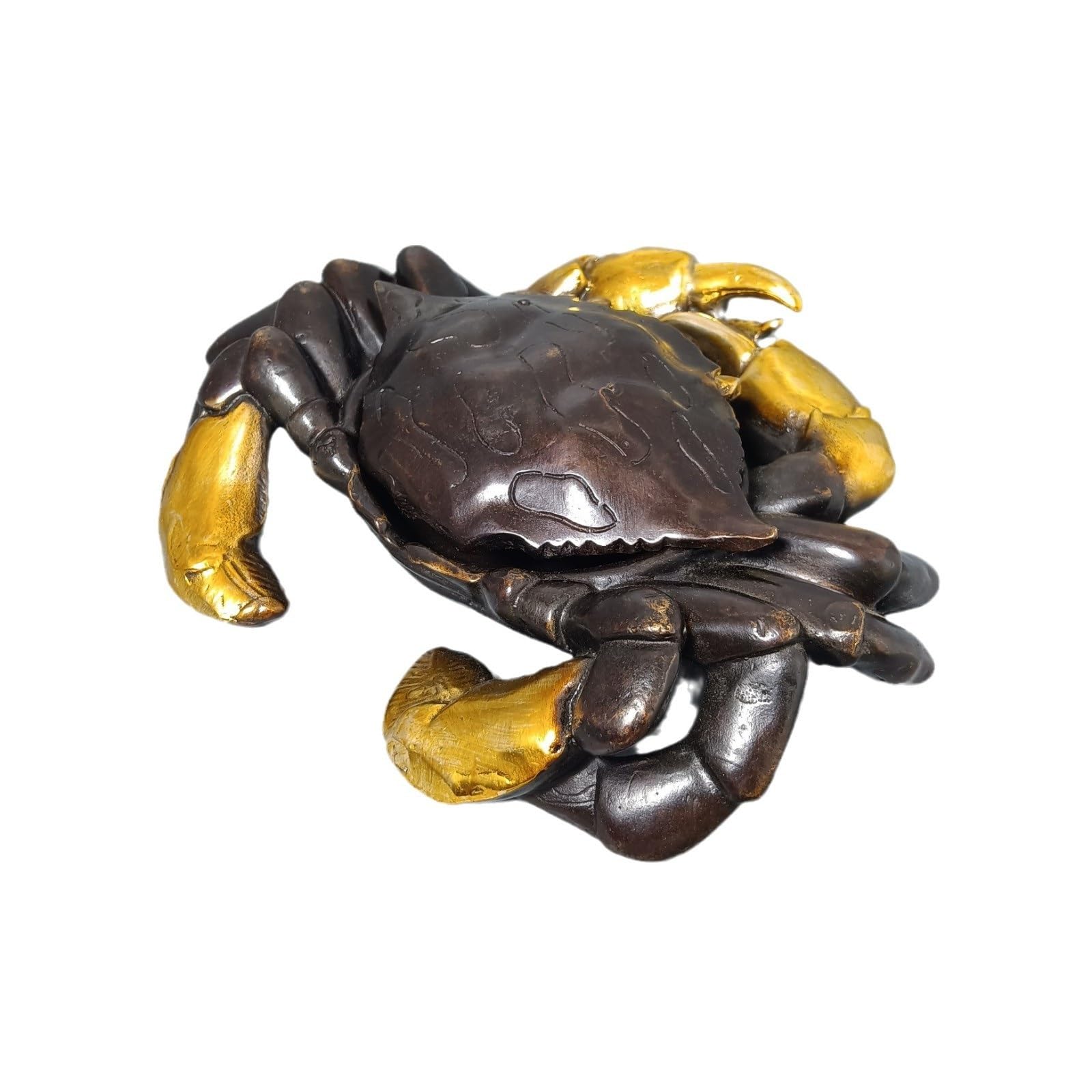 LMChx Antique Bronze Gold-plated Crab Ornament 18cm Long