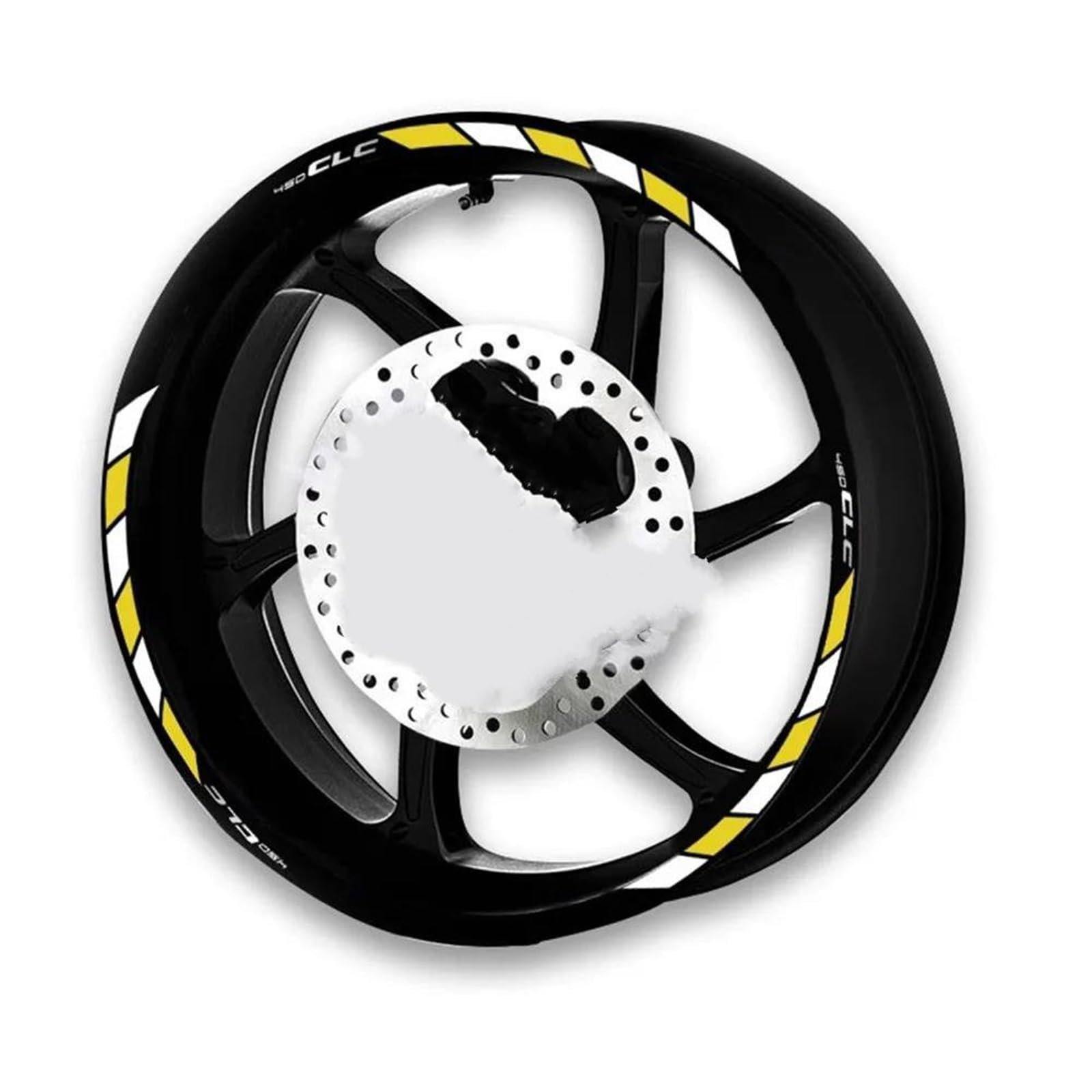 Motorcycle Wheel Stickers Night Reflective Decorative Rim for CFMOTO 450CLC 450 CLC 450CL-C CLC450(Style 2)