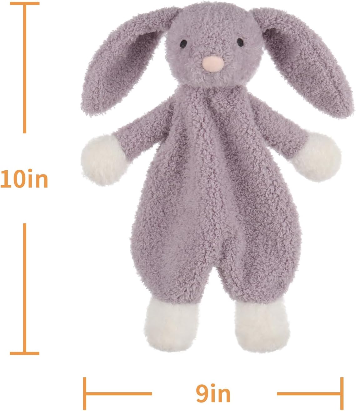 Apricot Lamb Bunny Snuggler Blanket Soft Loveys for Babies, Security Blanket for Baby Boy and Girl, for Infant and Toddlers - Image 6