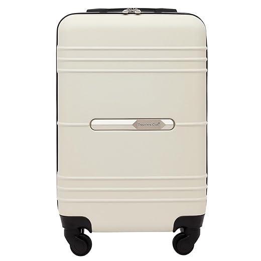 Travelers Club 20" Richmond Spinner Carry-On Luggage, Bone, Inch (TC-7920-900)