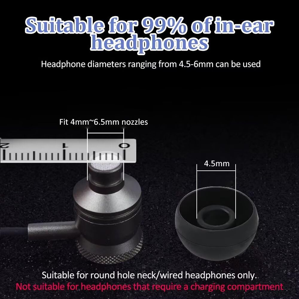 12 stuks schuimrubberen oordopjes, oorkussens, vervangende spons-afdekkingen voor oordopjes, vervangende sponsafdekkingen, hoofdtelefoon, zachte oorpads, afdekkingen, 18 mm