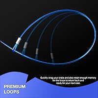 Vista 6 de Trampas para cangrejo con 6 bucles, bloque de acero galvanizado de 1 onza, caja rectangular para cangrejo para Dungeness, roca, cangrejo azul