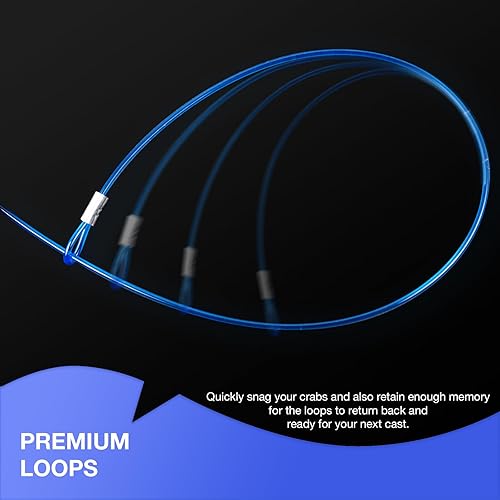 Miniatura 6 de Trampas para cangrejo con 6 bucles, bloque de acero galvanizado de 1 onza, caja rectangular para cangrejo para Dungeness, roca, cangrejo azul