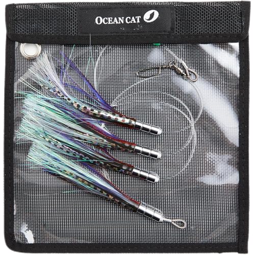 OCEAN CAT Saltwater Trolling Lures Bullet Head Offshore Fishing Teaser