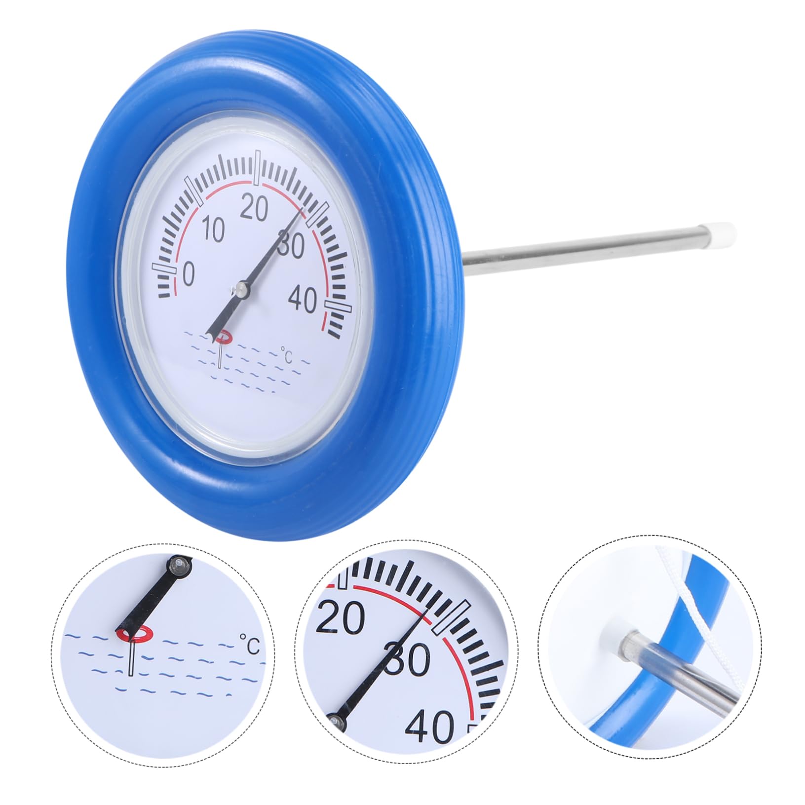 1 pezzo Termometro Galleggiante per Piscina Tester Temperatura Misurazione Precisa per e Vasche da Facile da Usare e Compatto