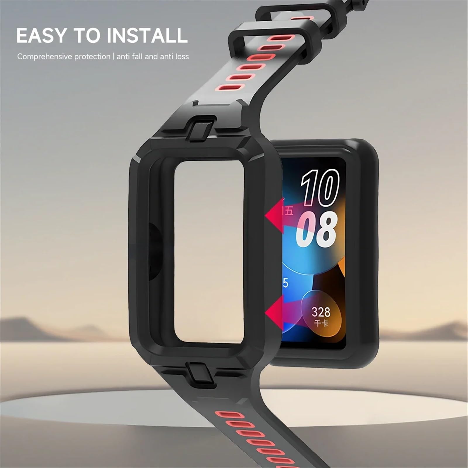 Bracelet en Silicone pour Huawei Band 9 8 7 6 montre intelligente Bracelet de remplacement Sport sangles respirantes pour Huawei Band9 bracelets de montre