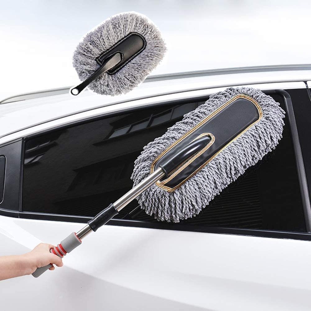 Buy AVIAXO Removable Telescopic Car Wax Drag Nano Fiber Car Wash Brush