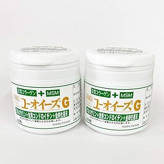 ユーオイーズG 2個グルコサミン・コンドロイチン・金時生姜・MSM