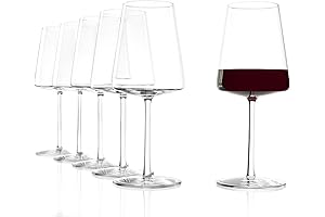 Stolzle Lausitz Power Wine Goblet - Six Elegantly Engineered Wine Glasses