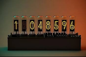 Amazon.co.jp: poiu ニキシー管風LED 管時計シミュレーション