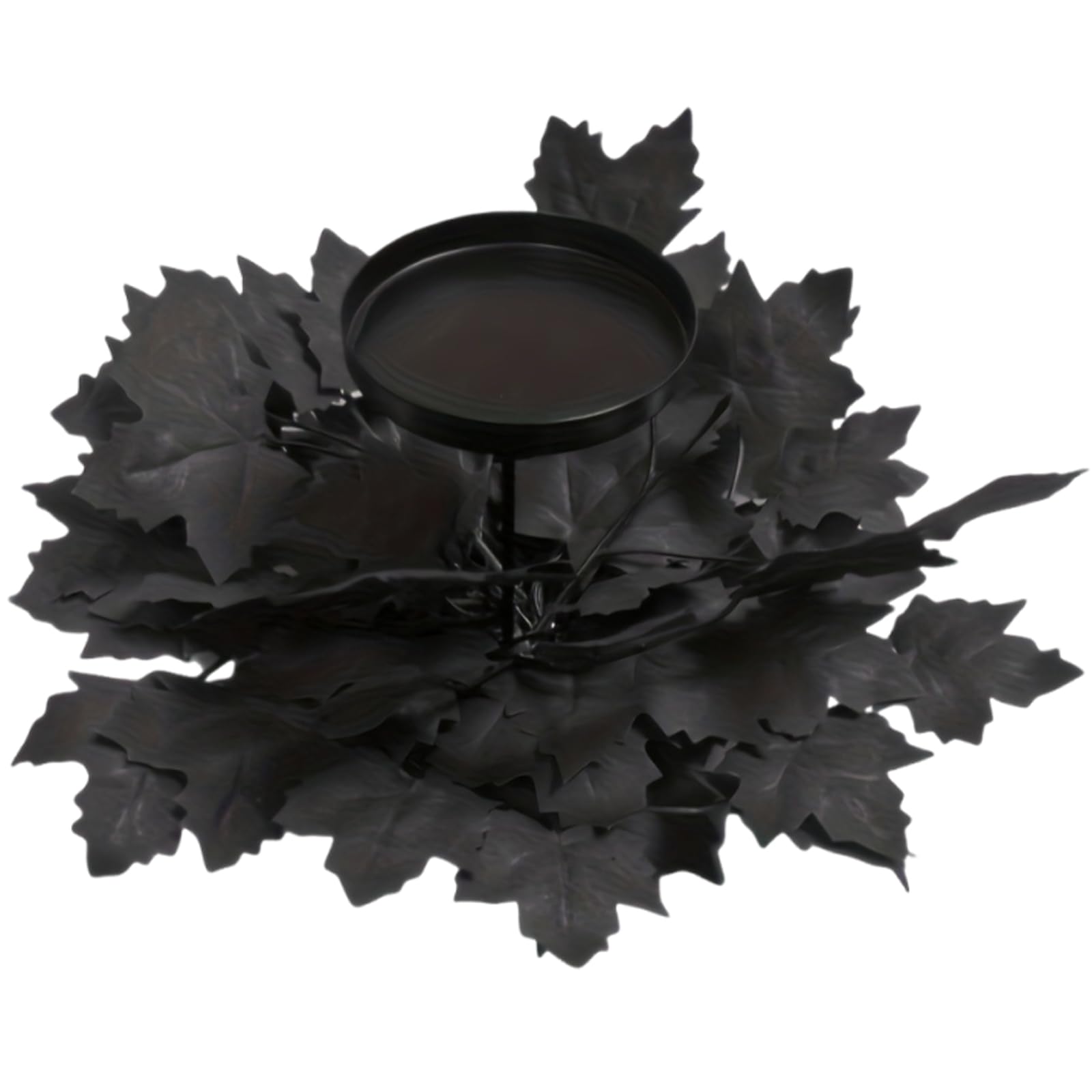 Metal Stand for Autumn Thanksgiving Holiday Decorations Centerpieces Realistic Pumpkin and Berries Accent Centerpieces Candleholder