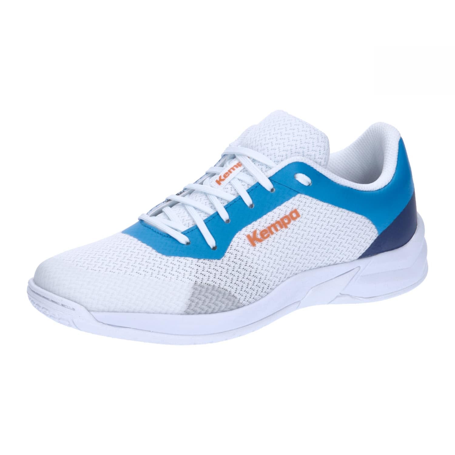 Kempa Women Kourtfly Three Sports Shoes, Blue White, 8.5 UK