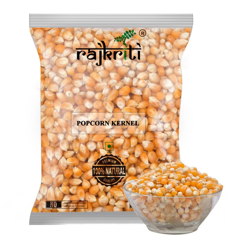 Rajkriti Superior Popcorn Kernels, (Ready to Pop, Makes Delicious and Crunchy pop Corn, Enjoy with Our Range of seasonings, Product of India, Ready to pop Butterfly Popcorn), 500 Grams (B0B2DPV4BV) Amazon Price History, Amazon Price Tracker
