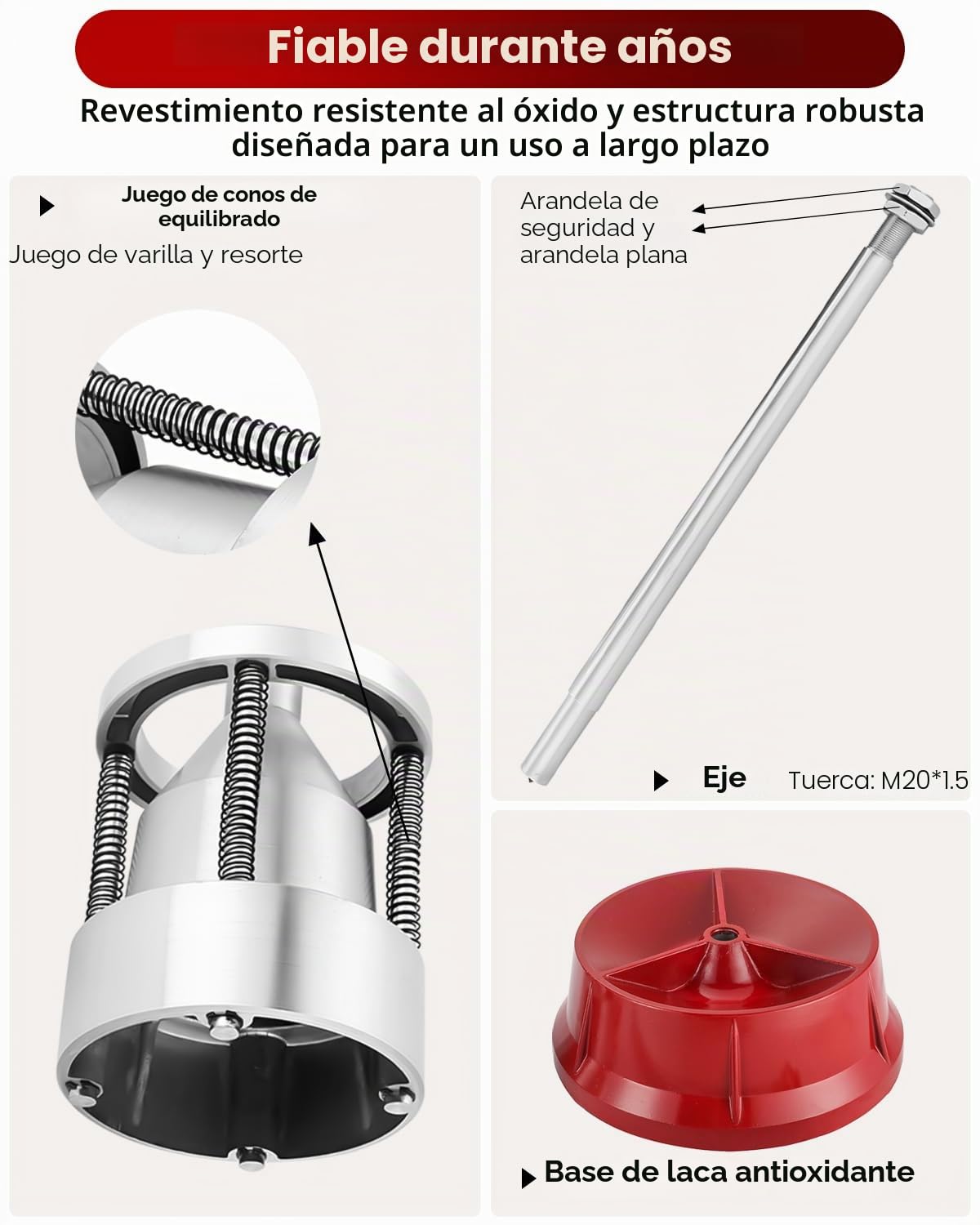 ATPEAM Equilibradora de Ruedas para Moto y Coche, Herramienta Profesional de Balanceo de Neumáticos, Precisa y Duradera