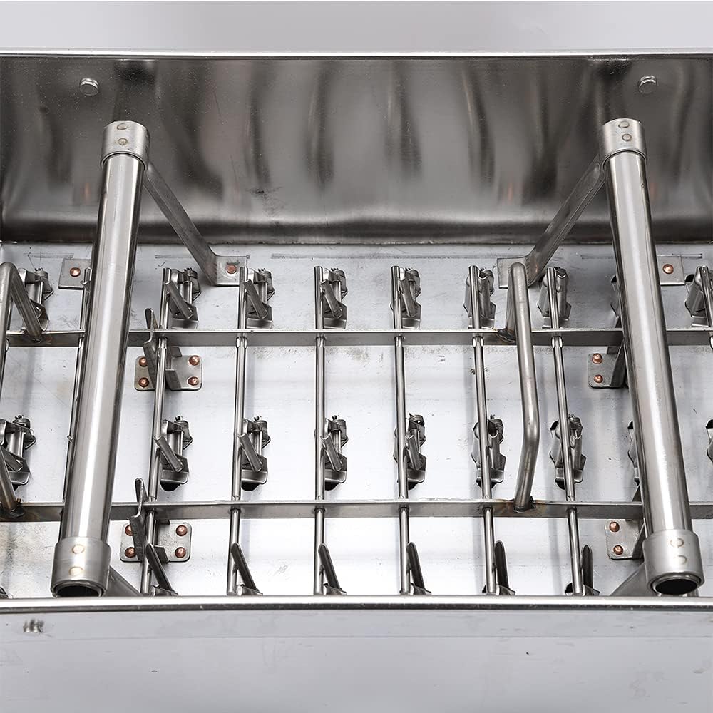 Stainless Steel Ice Cream Mold,Commercial Ice Pop Molds Metal Ice Pop Moulds Ice Lolly Molds with Holder,Ice Stick Mold Fast Freezing Ice Cream Makers Molds for Thickness 0.8mm (30Pcs-112g)
