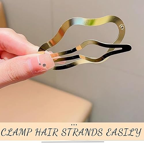 Miniatura 6 de Pinzas huecas en forma de nube para el cabello, pasadores para el cabello, pasadores de pelo azules, verdes, rosas, antideslizantes, huecos, grandes