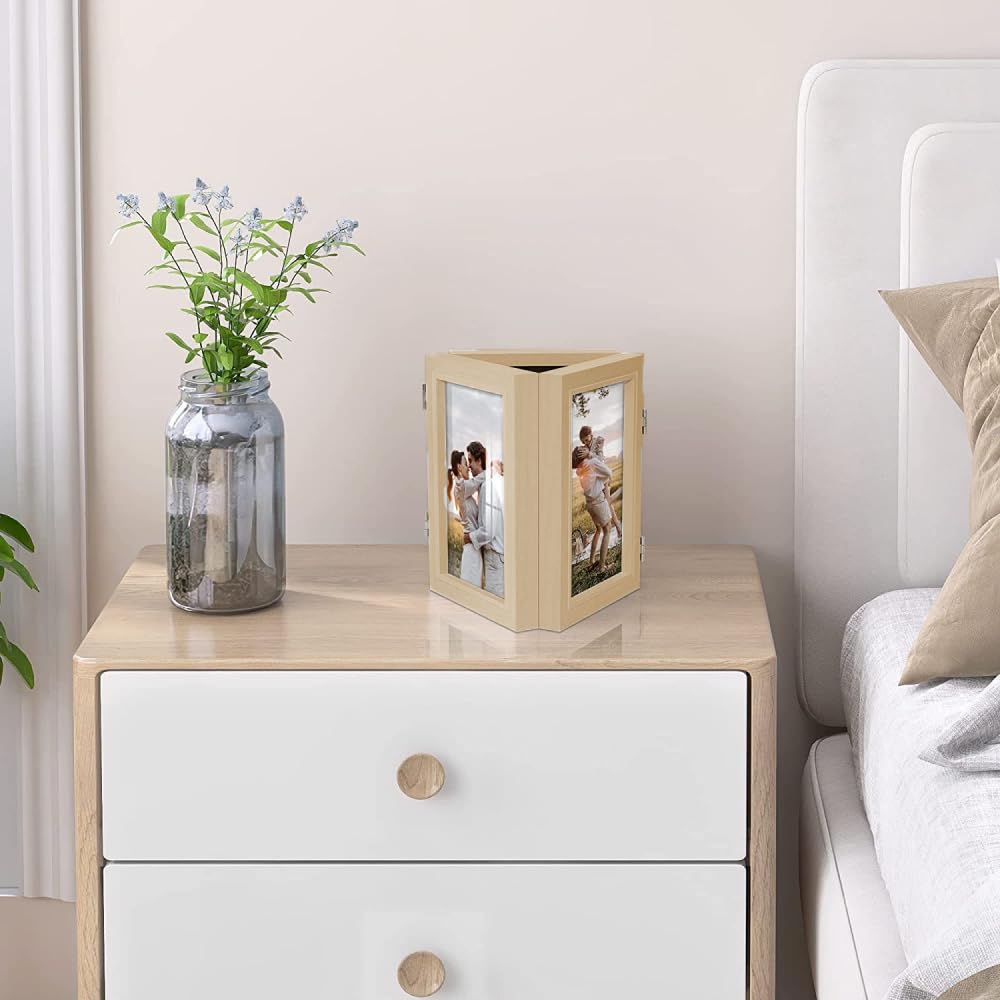 Photo Frame 4X6 inch (10 * 15CM) photo frames multiple pictures,Holds 3 Photographs - Image 2