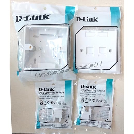 CAT6 LAN Keystone Jack Combo Set of 1